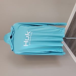 Huk Fishing Vented Pursuit Hoodie XL with SPF 50 Sun Protection